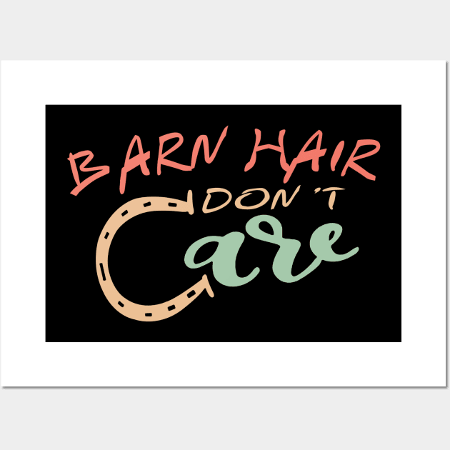 BARN HAIR DON'T CARE Wall Art by JeanettVeal